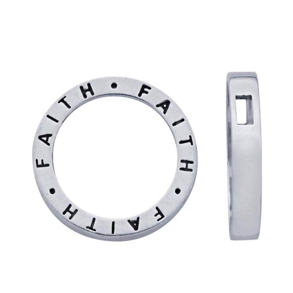 Sterling Silver “Faith” Pendant (Pendant only)